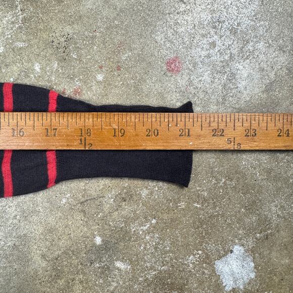 Rag & Bone Women’s Slub Striped Long Sleeve Tee XS Black‎ Red Sheer Knit Top - Picture 12 of 12